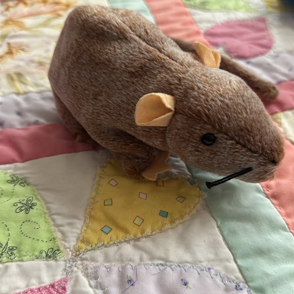 Vintage Ty Beanie Baby TIPTOE the RAT 1999 Collectible - Picture 2 of 7